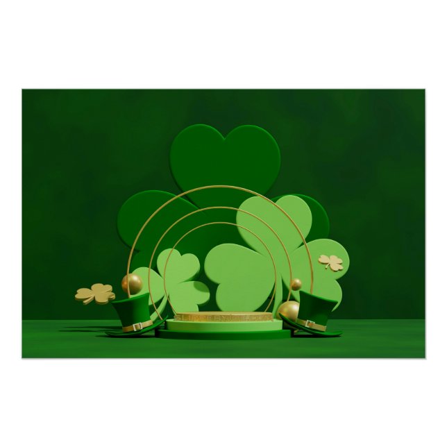 SlipperyJoe's Saint Patrick's Day theme leprechaun Poster (Front)
