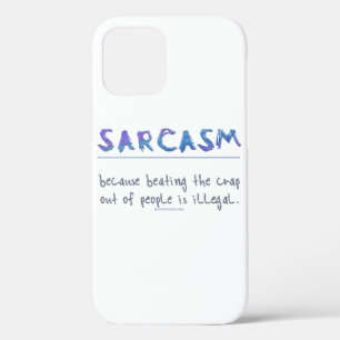 SlipperyJoe's Sarcasm funny slogan saying playful iPhone 12 Pro Case