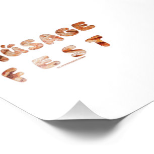 SlipperyJoe's sausage fest words long meat juicy t Photo Print