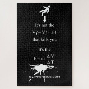 SlipperyJoe's Science math splatter stickman equat Jigsaw Puzzle