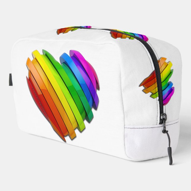 SlipperyJoe's sculptural three‑dimensional heart b Dopp Kit (Right Corner)