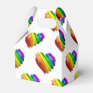SlipperyJoe's sculptural three‑dimensional heart b Favour Box