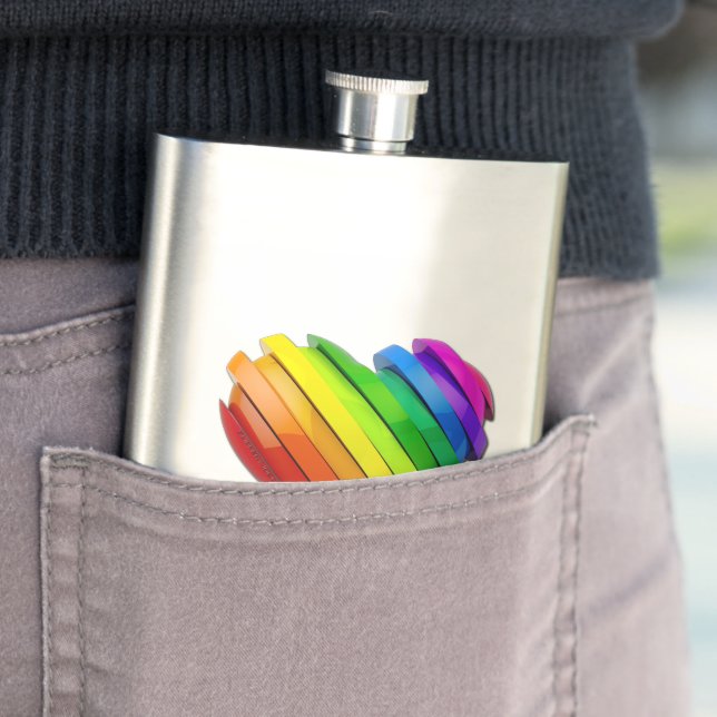 SlipperyJoe's sculptural three‑dimensional heart b Hip Flask (In Situ)