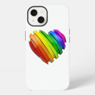 SlipperyJoe's sculptural three‑dimensional heart b iPhone 13 Case