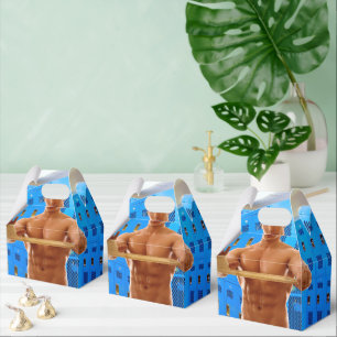 SlipperyJoe's shirtless muscular man abs chest sho Favour Box