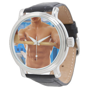 SlipperyJoe's shirtless muscular man abs chest sho Watch