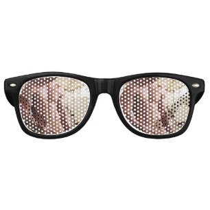 SlipperyJoe's shirtless muscular man torso sixpack Retro Sunglasses