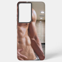 SlipperyJoe's shirtless muscular man torso sixpack