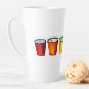 SlipperyJoe's shot glasses six cups arranged horiz