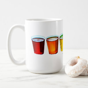 SlipperyJoe's shot glasses six cups arranged horiz