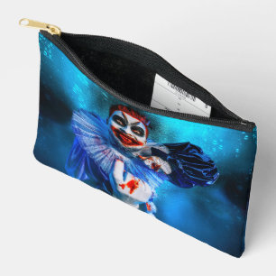 SlipperyJoe's sinister Halloween clown figure smea Accessory Pouch