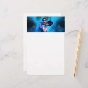 SlipperyJoe's sinister Halloween clown figure smea Stationery