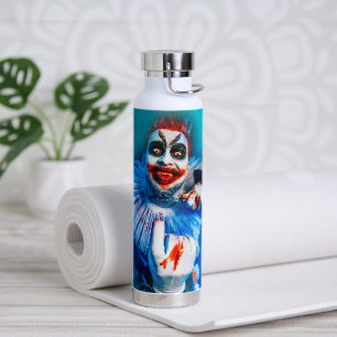 SlipperyJoe's sinister Halloween clown figure smea Water Bottle