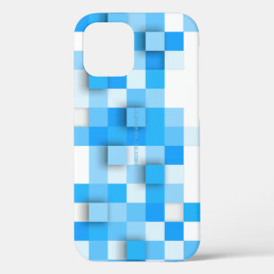 SlipperyJoe's squares artwork mosaic modern three- iPhone 12 Pro Case