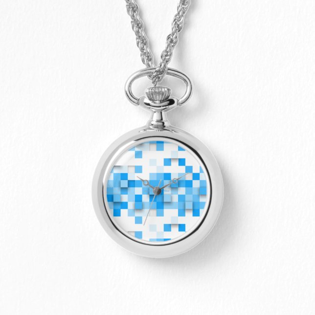 SlipperyJoe's squares artwork mosaic modern three- Watch (Front)