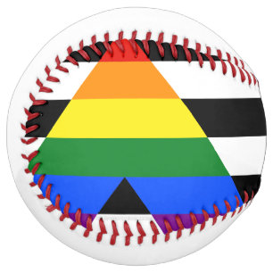 SlipperyJoe's Straight Ally Flag gay gifts LGBTQIA Softball