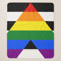 SlipperyJoe's straight ally flag smooth rainbow gr