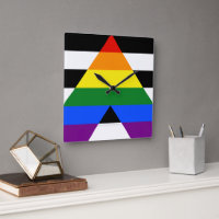 SlipperyJoe's straight ally flag smooth rainbow gr