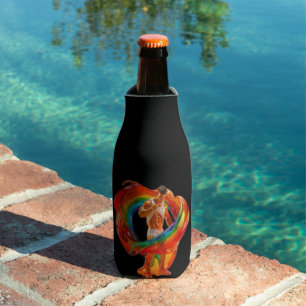 SlipperyJoe's striking modern Pride-themed masculi Bottle Cooler