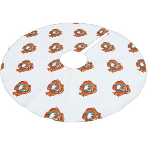 SlipperyJoe's striking modern Pride-themed masculi Brushed Polyester Tree Skirt