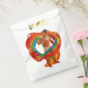 SlipperyJoe's striking modern Pride-themed masculi Favour Bag