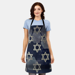 SlipperyJoe's strong Hanukkah vibe Star of David m Apron