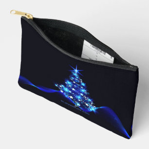 SlipperyJoe's stylised glowing Christmas tree brig Accessory Pouch