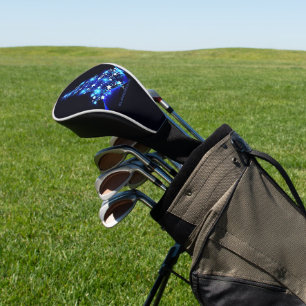 SlipperyJoe's stylised glowing Christmas tree brig Golf Head Cover