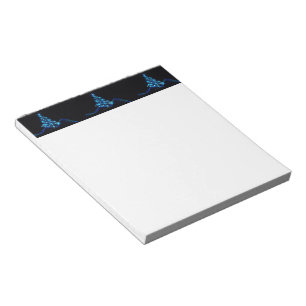 SlipperyJoe's stylised glowing Christmas tree brig Notepad