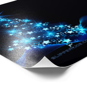 SlipperyJoe's stylised glowing Christmas tree brig Photo Print
