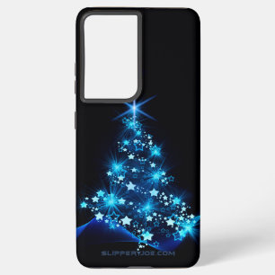 SlipperyJoe's stylised glowing Christmas tree brig Samsung Galaxy Case
