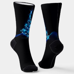 SlipperyJoe's stylised glowing Christmas tree brig Socks