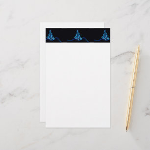 SlipperyJoe's stylised glowing Christmas tree brig Stationery
