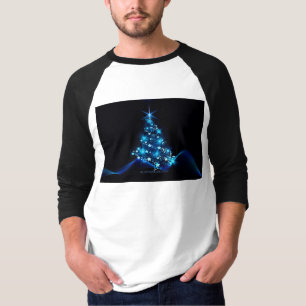 SlipperyJoe's stylised glowing Christmas tree brig T-Shirt