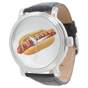 SlipperyJoe's summer BBQ vibe hot dog nestled soft Watch