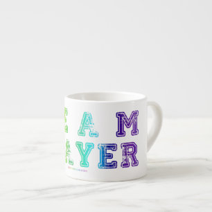 SlipperyJoe's team player filled with smooth rainb Espresso Cup