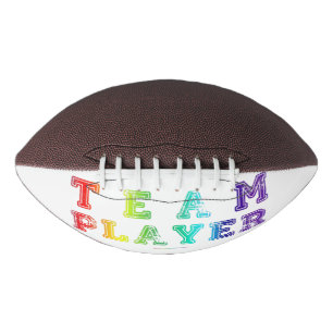 SlipperyJoe's team player filled with smooth rainb Football