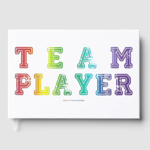 SlipperyJoe's team player filled with smooth rainb Guest Book