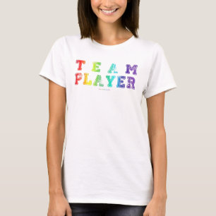 SlipperyJoe's team player filled with smooth rainb T-Shirt