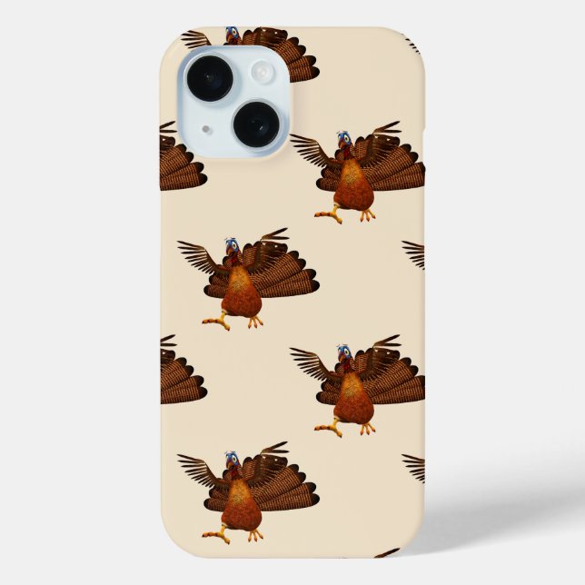 SlipperyJoe's Thanksgiving gobble responsibly live Case-Mate iPhone Case (Back)