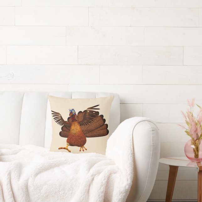 SlipperyJoe's Thanksgiving gobble responsibly live Cushion (Couch)