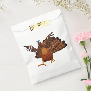 SlipperyJoe's Thanksgiving gobble responsibly live Favour Bag