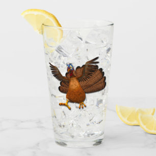 SlipperyJoe's Thanksgiving gobble responsibly live Glass