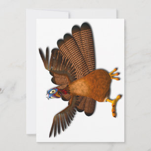 SlipperyJoe's Thanksgiving gobble responsibly live Holiday Card