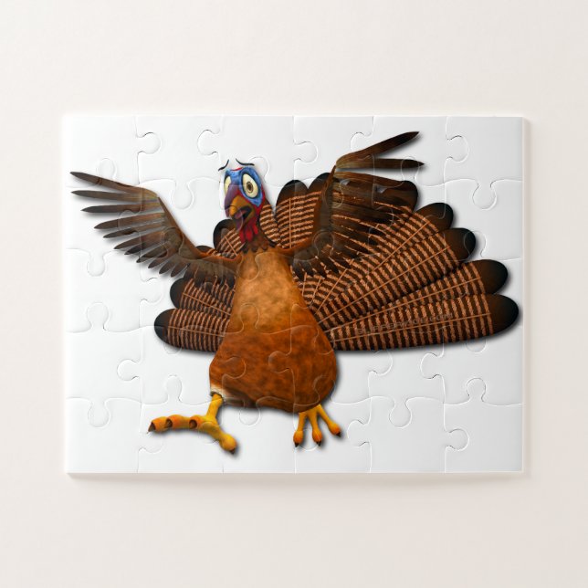 SlipperyJoe's Thanksgiving gobble responsibly live Jigsaw Puzzle (Horizontal)