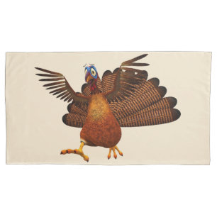 SlipperyJoe's Thanksgiving gobble responsibly live Pillowcase