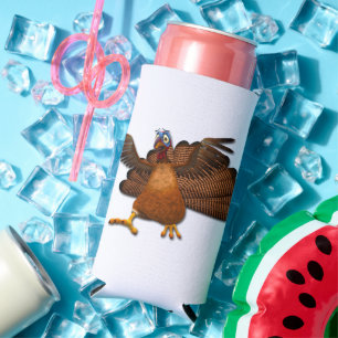SlipperyJoe's Thanksgiving gobble responsibly live Seltzer Can Cooler