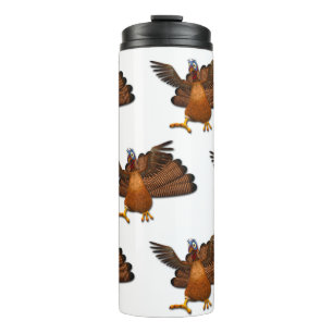 SlipperyJoe's Thanksgiving gobble responsibly live Thermal Tumbler