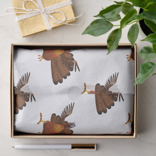 SlipperyJoe's Thanksgiving gobble responsibly live Tissue Paper
