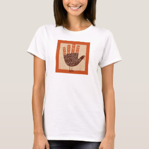 SlipperyJoe's Thanksgiving playful turkey illustra T-Shirt